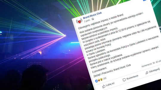 Brand Music Club zamknięty po awanturze. Imprezy odwołane