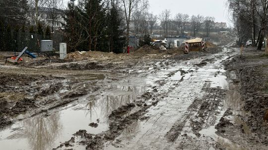 Brudno jak na ul. Skowronkowej. Lada dzień to może być błotne bajoro