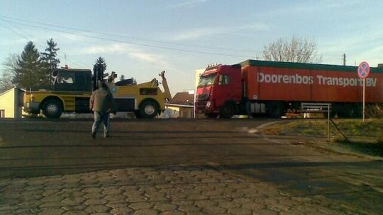 Brzozowa Gać: Zderzenie dwóch ciężarówek