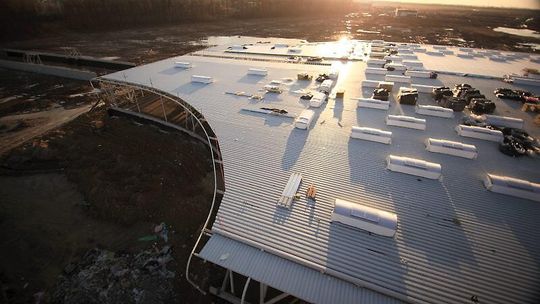 Budowa lotniska w Świdniku: Terminal już stoi (zdjęcia)