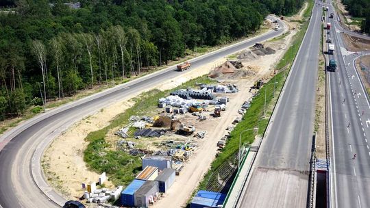 Budowa obwodnicy Puław. Zobacz zdjęcia z drona