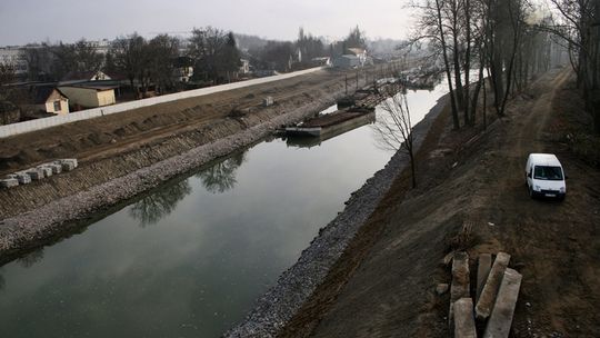 Budowa portu w Puławach: Wieża widokowa gotowa (zdjęcia, wideo)
