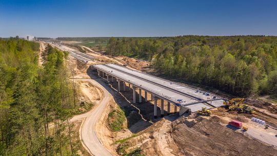 Budowa S19 między Lublinem a Lasami Janowskimi. Powstaje 220-metrowa estakada