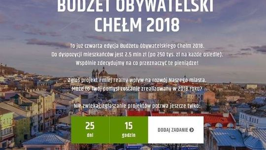 Budżet obywatelski w Chełmie: Jak działa internetowa platforma?