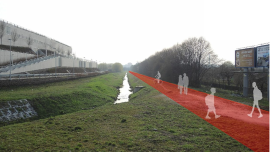 Bulwar dla pieszych i rowerzystów wzdłuż Czechówki. Jak będzie wyglądać trasa?