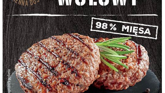 Burger wołowy wycofany ze sprzedaży. Mogą się w nim znajdować kawałki plastiku