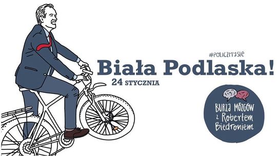 Burza Mózgów z Robertem Biedroniem w Białej Podlaskiej