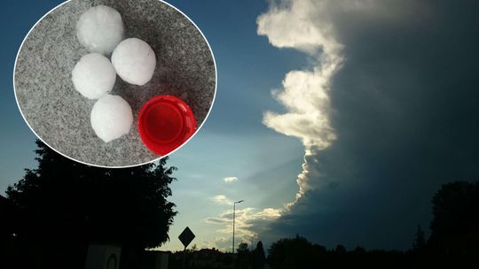 Burze w woj. lubelskim: Spadł grad, wiele interwencji strażaków