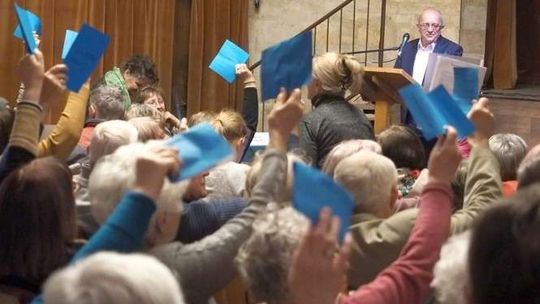 Burzliwe zebranie członków spółdzielni LSM. Mieszkańcy sprzeciwili się planom prezesa