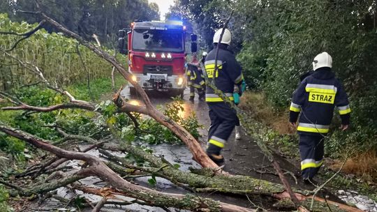 Burzowa noc w regionie 