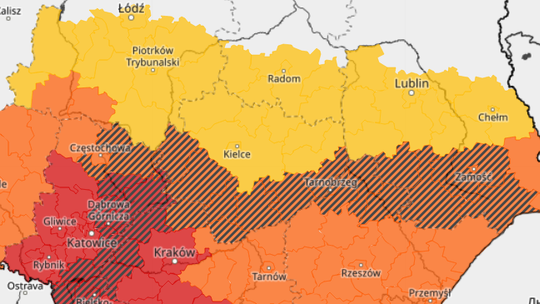 Burzowo na południu województwa. IMGW wydał ostrzeżenia