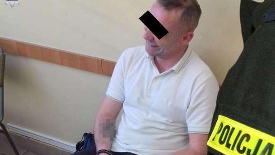 Był poszukiwany 7 nakazami. Chciał się ukryć w lesie