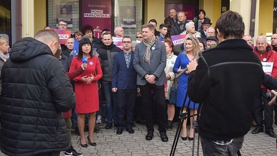 Była prezydent Chełma Agata Fisz na otwarciu nowego biura poselskiego