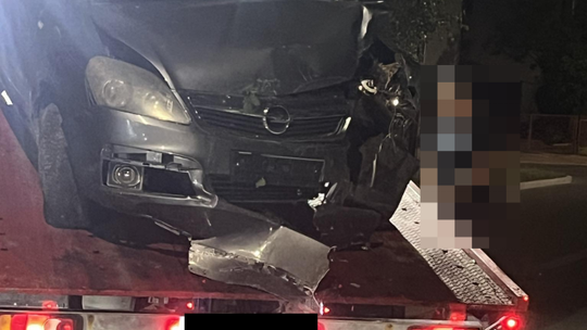 Była tak pijana, że wjechała w płot