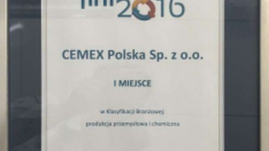 CEMEX Polska znów na podium w Rankingu Odpowiedzialnych Firm