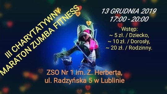 Charytatywny maraton zumby dla podopiecznych Fundacji W Dobrych Rękach