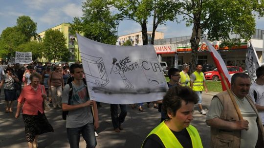 Chcą jeździć tak jak przedtem. Protest w Chełmie (zdjęcia)