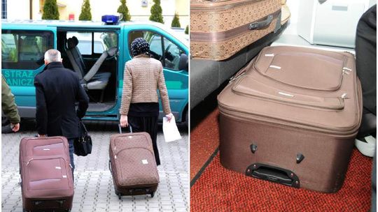 Chciał przewieźć żonę przez granicę. Ukrył ją w walizce