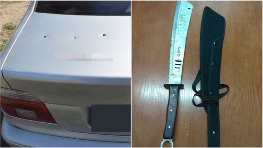 Chciał się zemścić i uszkodzić samochód, ale się pomylił. "Sorry chłopaki, nie was szukałem"