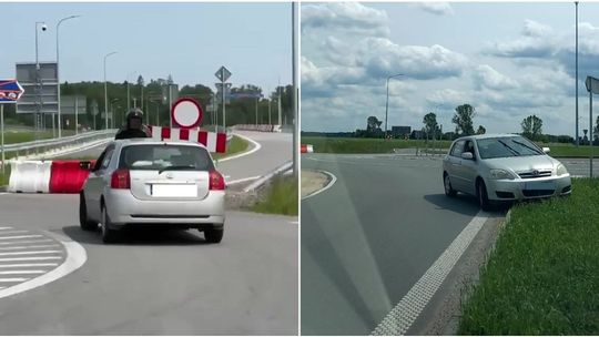 Chciał zatrzymać pijanego kierowcę, a ten "wziął go na maskę"