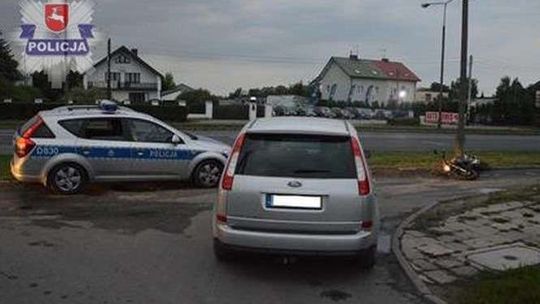 Chełm: 9-letni rowerzysta wjechał pod samochód