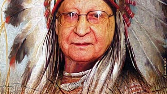 Chełm. 92 urodziny Longina Jana Okonia twórcy Tecumseha