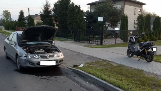 Chełm. Kolizja przy wyprzedzaniu. Od kierowcy mitsubishi było czuć alkohol