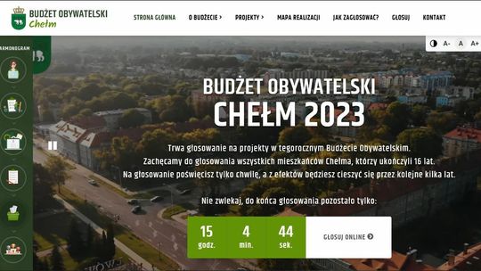 Chełm. Ostatnia szansa, by oddać głos. Lista budżetu obywatelskiego