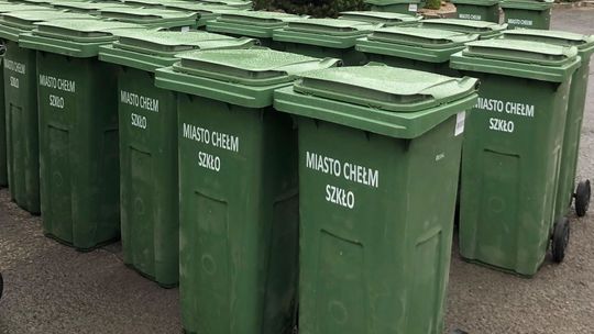Chełm: Szybko skończyły się darmowe kontenery na szkło. Nowa dostawa za tydzień