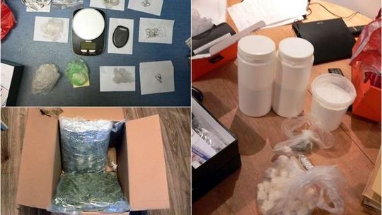 Chełmscy policjanci znaleźli w mieszkaniu 2,5 kg kokainy i 1 kg marihuany