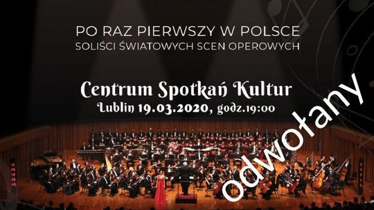 Chińczycy nie przyjadą do Lublina. Koncert w CSK odwołany
