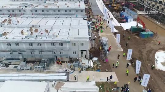 Chińczycy w 10 dni zbudowali szpital na 1000 łóżek dla zakażonych koronawirusem