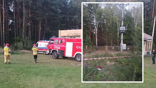 Chłopiec porażony prądem wisiał za nogę na transformatorze koło szkoły