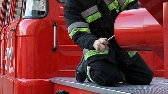 Chmiel Drugi. Spłonęła dawna szkoła w gm. Jabłonna