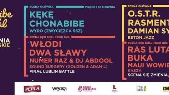 Chonabibe Festiwal 2015. Wystąpią Kękę, Włodi, Ras Luta i O.S.T.R.