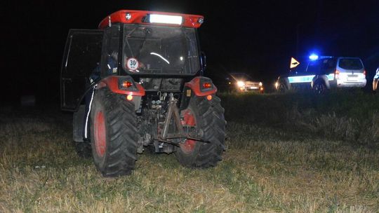 Ciągnik przygniótł młodego rolnika