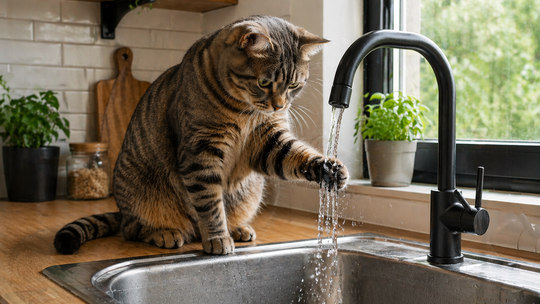 Ciekawskie koty postawiły na nogi mundurowych
