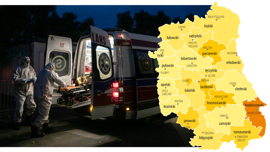 Ciemny punkt na mapie epidemii. W pow. hrubieszowskim "sytuacja jest krytyczna"