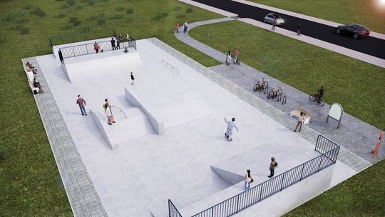 Ciężki sprzęt już pracuje. Skatepark będzie gotowy jesienią