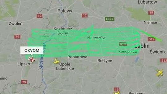 Co to za samolot przeczesuje niebo nad Lublinem i regionem?