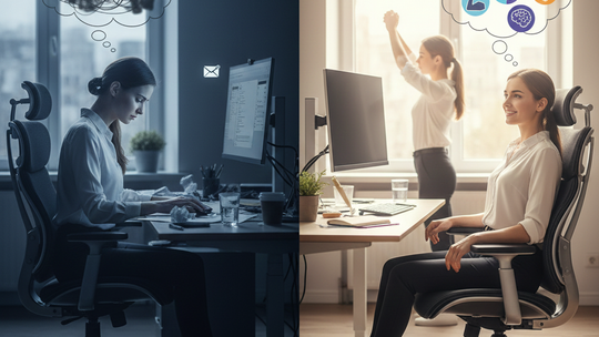 Co zrobić, aby po wielu godzinach spędzonych w fotelu nie czuć się wyczerpanym i móc utrzymać wysoką koncentrację?