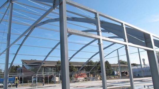 Coraz bliżej końca budowy kortów tenisowych w Puławach (zdjęcia)