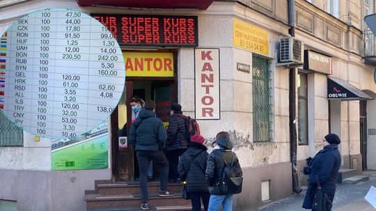 Coś się ruszyło w sprawie hrywny. Lubelskie kantory płacą więcej