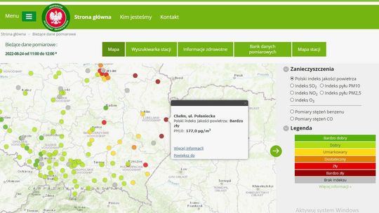 Coś wisi w powietrzu. Szczególnie zła sytuacja w trzech miastach na wschodzie regionu
