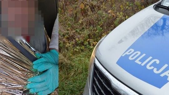 Cudem uniknął zamarznięcia. Pomogli policjanci