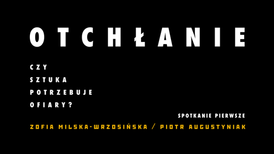 Cykl debat o przemocy w sztuce w Centrum Kultury
