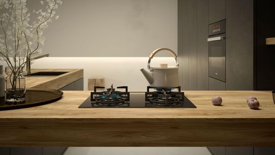 Czarne wnętrze w kuchni. Trend z charakterem