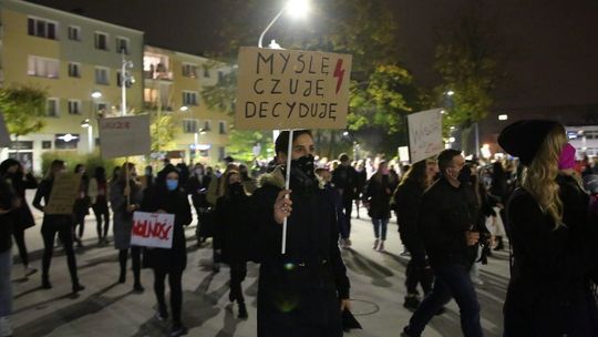 Czarny marsz w Świdniku. Kolejny protest w obronie praw kobiet