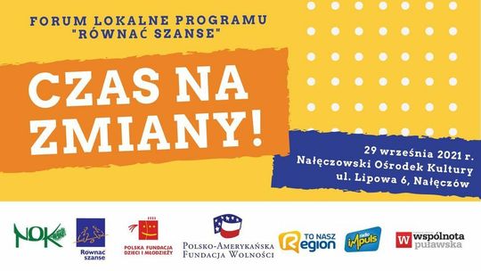 "Czas na zmiany!". Forum Lokalne w Nałęczowie