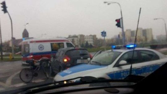 Czechów: Samochód potrącił rowerzystę